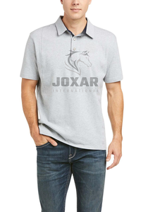 เสื้อขี่ม้าผู้ชายมีหลายแพ็กที่ทนทานเสื้อแขนยาวผ้าฝ้ายและโพลีเอสเตอร์ผสมระบายอากาศสำหรับฟาร์มและทางเดินที่มั่นคง - Product Image 5