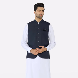 Chaleco Étnico Cultural sin Mangas para Hombre, con Tela Transpirable, Estilo Formal, Múltiples Bolsillos, para Uso en Exteriores - Product Image 1