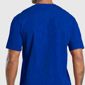 Camiseta de verano de alta calidad para hombre, Camisa lisa, ropa de algodón, suave, transpirable, manga corta, cuello redondo, ajuste relajado, informal, ligero - Product Image 2