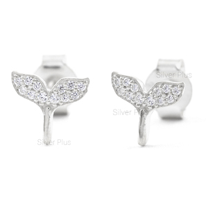 Vente en gros de boucles d'oreilles pour femmes en or massif 14 carats avec diamant Nouveau design pour mariage et cadeaux disponibles en 10 carats/18 carats - Product Image 3