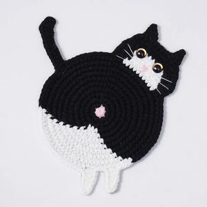 Almohadilla Aislante de Ganchillo Hecha a Mano, Resistente al Calor, con Diseño de Cordero, Ternero, Gatito, Bonito y Adorable, de Hilo, de Gran Venta - Product Image 5