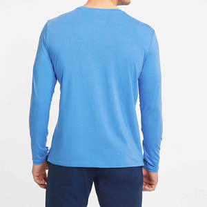 Unisex 100% Cotton Heavyweight Custom Printed & Embroidered Solid Pattern <b>Long</b> <b>Sleeve</b> <b>T</b>-<b>Shirt</b> <b>for</b> <b>Men</b> Full <b>Sleeve</b> <b>T</b>-<b>Shirt</b> - Product Image 2