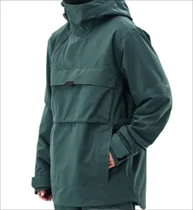 Veste de ski d'hiver personnalisée, veste polaire coupe-vent pour hommes, veste de snowboard imperméable et anti-neige avec poches, vêtements de ski et de neige