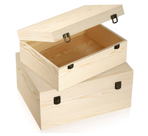 Boîte à bijoux en bois moderne pour cadeaux d'affaires, boîte artisanale, design populaire, boîte à bijoux en bois - Product Image 3