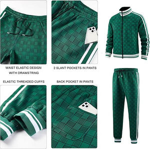 Último diseño invierno manga larga sublimación chándal transpirable patrón sólido personalizado impreso sublimación chándal en venta - Product Image 6