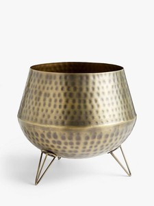 Jardinière en fer enduit de poudre durable en gros, texture nervurée, pot de plante en acier galvanisé pour les projets paysagers et commerciaux - Product Image 4
