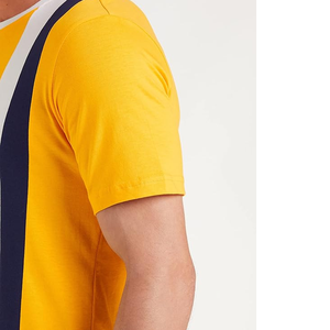 เสื้อยิมผู้ชายผ้าฝ้าย 100% น้ำหนักเบา คุณภาพสูง ปรับแต่งได้ ระบายอากาศดี แขนสั้น คอกลม ลายพิมพ์แบบซับลิเมชั่น ดีไซน์เรียบง่าย - Product Image 5