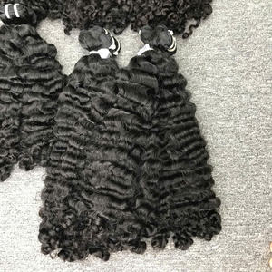 Bundles de cheveux bouclés birmans de haute qualité cheveux vierges vietnamiens crus pour tresser en vrac Afro Deep Curl Style corps numéro de modèle - Product Image 6