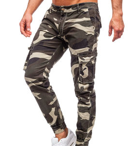 Men's Trending Cargo Pants Comfortable Men's Cotton Polyester Cargo <b>Trousers</b> Fashion Wear Cargo Pants <b>Camo</b> Printed OEM Service - Product Image 4