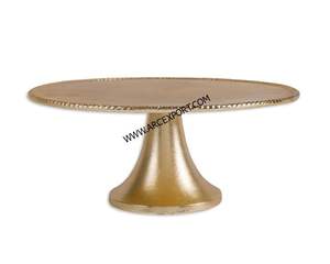 Fabuleux Design Table Décoratif Gâteau Stand Prime Qualité Or Métal Avec Miroir Décoratif Gâteau Stand et Titulaire pour Top Vente - Product Image 4