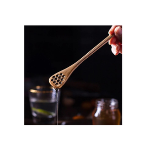 Cuchara de miel de madera para mermelada y mermelada de tomate, uso para desayuno matutino, uso para agua segura y madera segura y saludable - Product Image 1