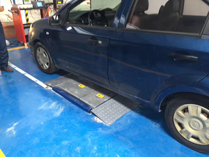 Ligne de test de véhicule SHINELY Plaques de test simple Sidesilp Testeur de glissement latéral de voiture - Product Image 2