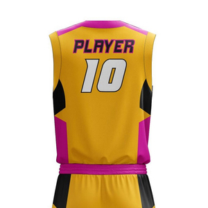 Uniforme de Baloncesto Personalizado de Alta Calidad, Nuevo Diseño, Impresión Digital, Conjuntos Transpirables con Logotipo Impreso, Manga Corta, Tallas Grandes - Product Image 5