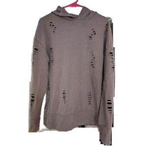 Ropa vintage de alta calidad para mujer, Sudadera con capucha desgastada, Jersey transpirable, ropa de calle en blanco, Sudadera con capucha desgastada - Product Image 4