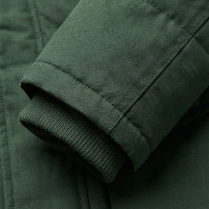 Veste d'hiver longue à capuche pour homme tendance et chaude, de haute qualité, personnalisée, moelleuse, coupe-vent, isolée thermiquement, doudoune, vêtements d'extérieur pour la neige - Product Image 6