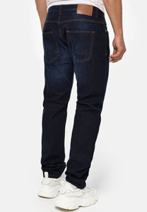 กางเกงยีนส์ผู้ชายทรงตรงผ้าโพลีเอสเตอร์คุณภาพสูงแบบซักสีอ่อน สไตล์สตรีทแวร์สำหรับงานปาร์ตี้ ปักลายตามสั่ง ราคาประหยัด - Product Image 6