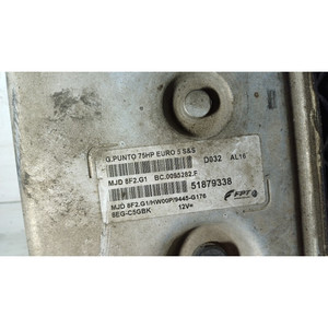 CENTRE DE COMMANDE MOTEUR FIAT Punto EVO 51879338/MJD8F2.G1/HW00P 199A2000 diesel 1248 (09>12) - Product Image 2