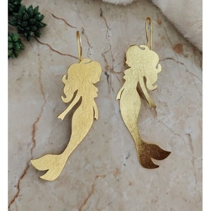 Soumya Creation Women's <b>Cute</b> Style Brass Gold Plated Knot <b>Earrings</b> with Animal Pattern for Party Occasions - Product Image 1