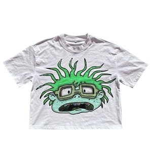 Ensemble t-shirt et short délavés à l'acide avec broderie en détresse personnalisés Jogger strass élégant à la mode ensemble de shorts 2 pièces pour hommes - Product Image 2