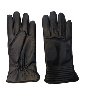 Gants de conduite KADIA en cuir véritable, doublés polaire, respirants, coupe-vent, compatibles écran tactile, unisexe, pour l'hiver - Product Image 3