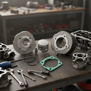Nuevo Kit de Cilindro para Scooter Pinasco de 80cc, Hierro Fundido, con Características de Alta Visibilidad, Motor de 2 Tiempos, Hecho en Italia, Repuesto - Product Image 3
