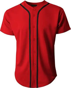 Jersey de béisbol para niños, uniforme deportivo juvenil transpirable de algodón y poliéster para equipo escolar o evento personalizable - Product Image 5