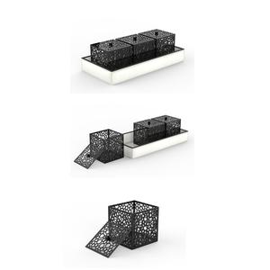 Jaali ชุดเหยือก MDF พร้อมถาดที่วางธูปทันสมัยสำหรับตกแต่งบ้าน - Product Image 1