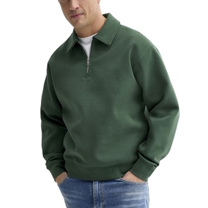 Plus Size Custom High Quality Oversize Zipper-Up Hooded Eco-Friendly Sweatshirt Baggy Neck Plain French Terry <b>Material</b> Men's - Product Image 1