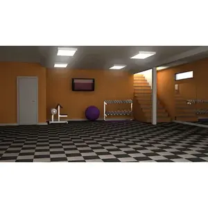 Hágalo usted mismo moneda Beige sótano azulejo para proyectos de suelo de bricolaje - Product Image 1