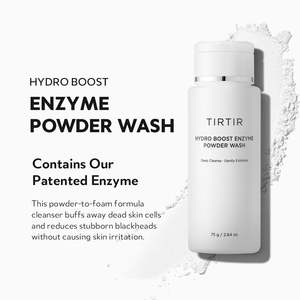 Deep Cleansing for Hydro Boost Enzyme <b>Powder</b> Wash Vegan Acne Treatment and Pore Cleaner Facial Cleanser for Acne Skin 100ml - Product Image 2