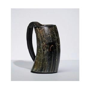 Nueva Jarra de Cuerno Natural de 6 Pulgadas de Alta Calidad, Hecha a Mano, Elegante Jarra de Cerveza Vikinga, Decoración de Navidad para Hombres, Cosplay, Pulida - Product Image 2