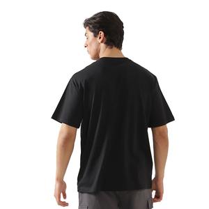100% ผ้าคอตตอนคอมบ์สวมใส่สบายเสื้อยืดธรรมดาหรูหราทุกฤดูสำหรับผู้ชายเสื้อยืดโอเวอร์ไซส์ใหญ่พิเศษ - Product Image 2