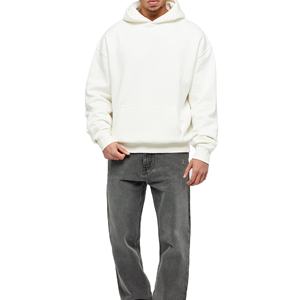 Sweat à capuche personnalisé de haute qualité, double couche, épaules tombantes, lourd, surdimensionné, en molleton de coton, personnalisé - Product Image 4