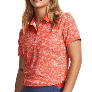 Ropa informal 2025, camiseta Polo de sublimación para mujer, ligera, diseño personalizado, polos de sublimación para mujer para uso en exteriores - Product Image 1