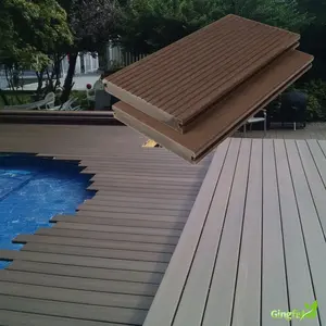 防滑游泳池铺面木塑复合木板