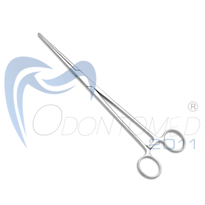 Round Headed Stainless Steel Piercing Forceps for Body Piercing Working <b>Surgical</b> Veterinary Foerster Sponge Straight Forceps - Product Image 4