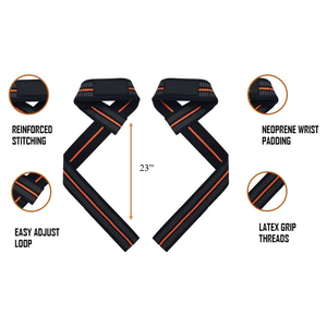 Sangles d'haltérophilie d'entraînement Sangles d'haltérophilie de rembourrage en coton - Product Image 3