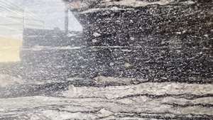 Carrelage moderne en granit noir aqua, bloc cuisine, salle de bain, surface antique polie et sablée - Product Image 5