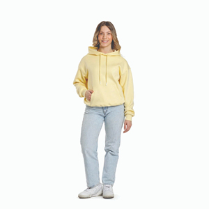 Sweat à capuche coréen de haute qualité pour femmes 80% coton peigné 20% Polyester brodé Logo Long hiver polaire brodé Logo - Product Image 1