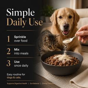 Probióticos de Alta Potencia para Perros y Gatos - 3 Cepas con Enzimas Digestivas e Inulina para <span class=keywords><strong>el</strong></span> Alivio del Estómago Sensible - Product Image 3