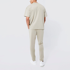 Ensemble de survêtement d'été pour homme MESS SPORTS, taille plus, deux pièces - Respirant et à séchage rapide, 100% polyester, personnalisable - Product Image 5