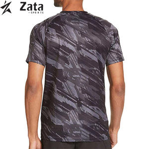 100% polyester sublimation transfert de chaleur impression logo personnalisé en gros en vrac sublimation t-shirts respirant pour hommes - Product Image 2