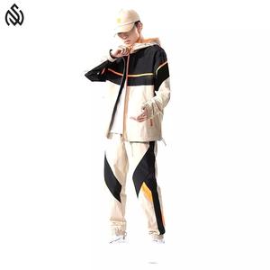 ชุดวอร์มลำลองสำหรับผู้ชายชุดวอร์ม2ชิ้นผ้าไนลอนน้ำหนักเบามีซิปด้านบนชุดวอร์มกันลมออกแบบได้ตามต้องการ - Product Image 1