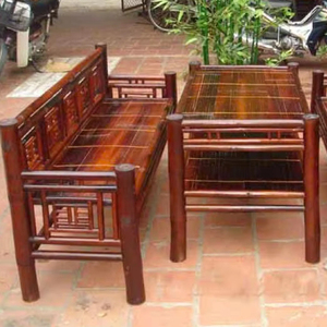 Mesas y sillas de bambú, muchos diseños, precios baratos de Vietnam, proveedor Bao Tram Anh - Product Image 1