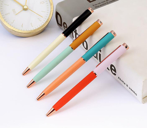 ปากกาลูกลื่นโลหะ NM-071 คุณภาพสูง สีตัดกันสวยงาม หรูหรา น่ารัก เหมาะเป็นของขวัญคริสต์มาส - Product Image 1