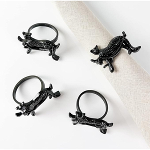 Fait de métal serviette anneau porte-mouchoirs maison hôtel Table décorative serviette anneau tissu organisateur pour mariage et événements décor - Product Image 6