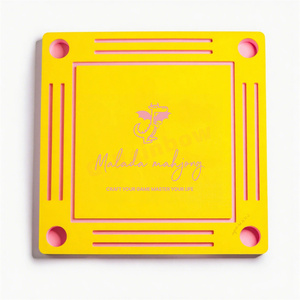 Sang Trọng Nổi Trò Chơi Eva Mat Lụa Màn Hình Biểu Tượng Hồ Bơi Mahjong Bảng Với Người Giữ Cốc - Product Image 1