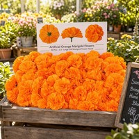 Lot de fleurs artificielles de lilas pour Halloween, tiges florales en fausse soie 6cm 9cm, décoration de fête, centres de table, toucher réel