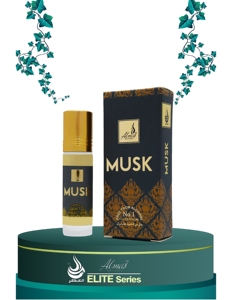 AL MAS MUSK Perfume Unisex en Roll-On de 6 ml |   Perfume de Bolsillo con Fragancia de Almizcle sin Alcohol de Larga Duración para Hombres y Mujeres - Product Image 1