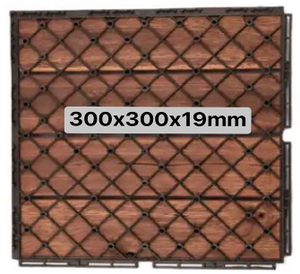 AZULEJO DE CUBIERTA DE MADERA DE ACACIA DE 30x300x19mm, precio barato, MOQ bajo para exportación, decoración de madera Premium de alta calidad para exteriores - Product Image 3